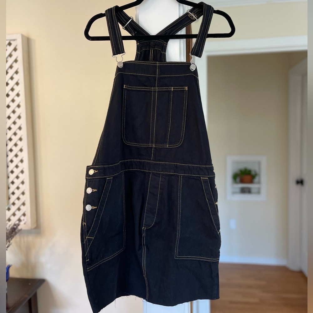 GAP Denim Overall Dress Large